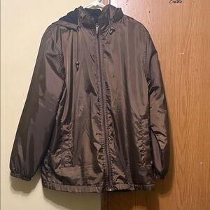 Totes Men's Dark Brown Windbreaker Jacket
